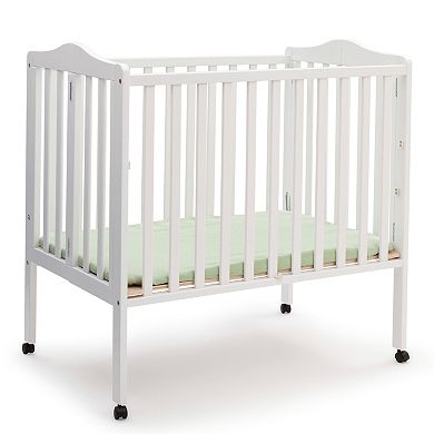 Delta Children Portable Folding Crib With Mattress