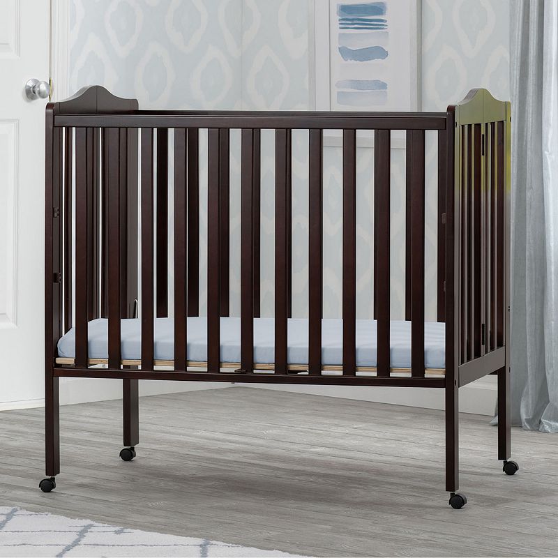 Delta Children Folding Portable Crib with Mattress