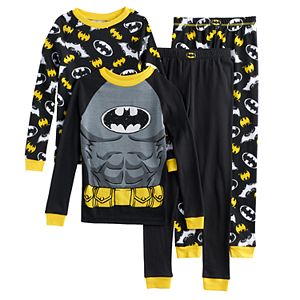 Boys 4-10 DC Comics Batman 4-Piece Pajama Set