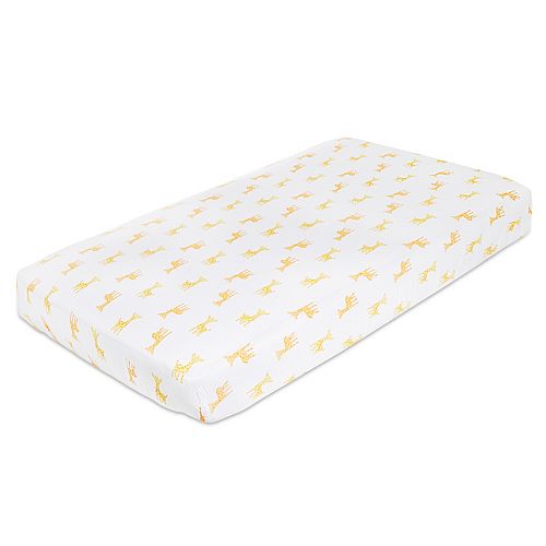 Aden By Aden Anais Patterned Fitted Crib Sheet