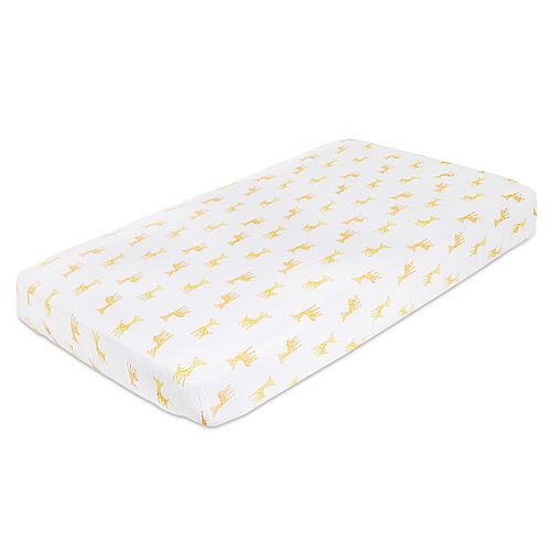 Aden By Aden Anais Patterned Fitted Crib Sheet