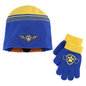 Boys Paw Patrol Hat & Gloves Set