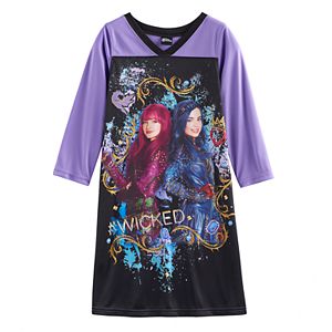 Disney’s Descendants Mal & Evie Girls 4-10 Graphic Nightgown