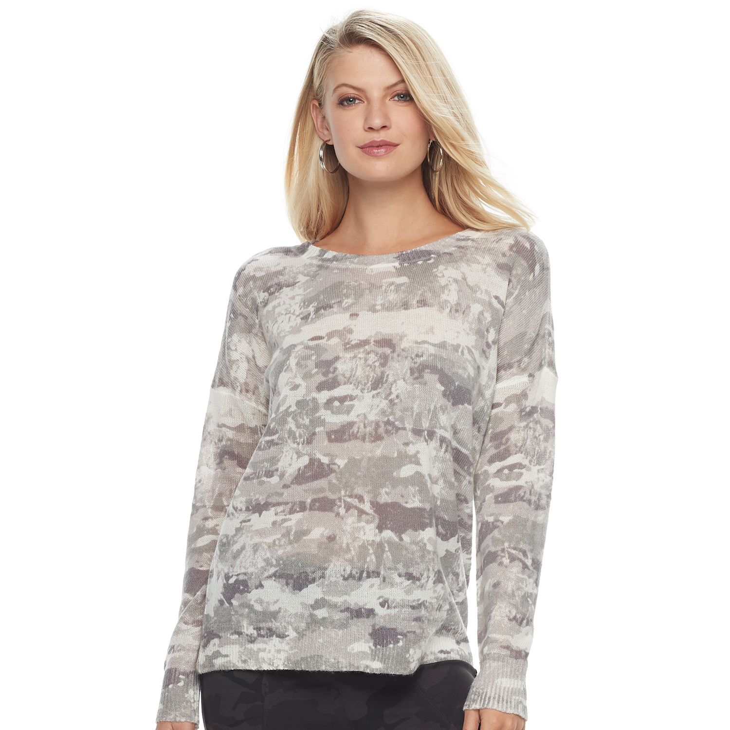 camo crewneck sweatshirt womens