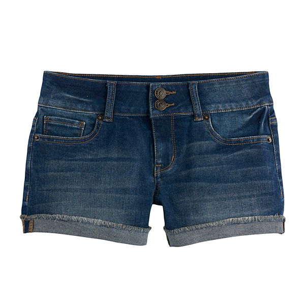 Girls 7-16 & Plus Size Mudd® Denim Shortie Shorts