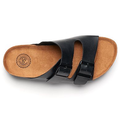 SO® Goldfish Women's Footbed Sandals