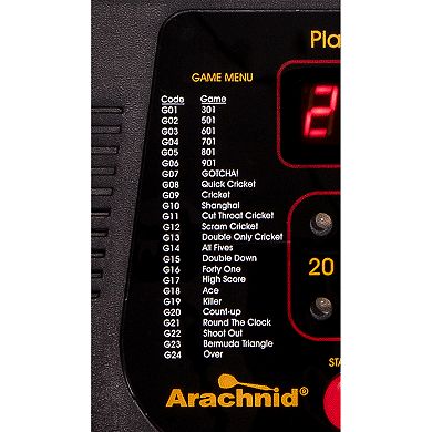 Unicorn Arachnid Cricket Pro 650 Dartboard & Darts Set