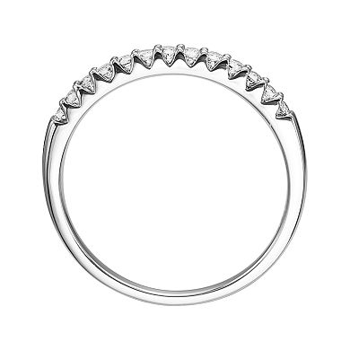 Love Always 14k White Gold 1/4-ct. T.W. Certified Diamond Wedding Band