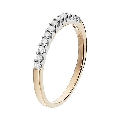 Love Always 14k Gold 1/4-ct. T.W. Certified Diamond Wedding Ring