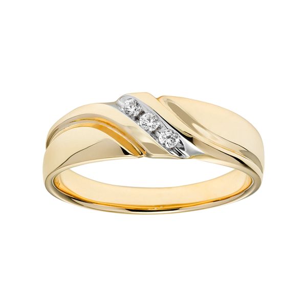 Men's 10 karat gold 2024 wedding band