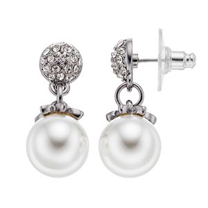 Simply Vera Vera Wang Fireball Dome Nickel Free Drop Earrings