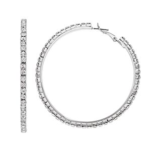 Simply Vera Vera Wang Cup Chain Hoop Earrings