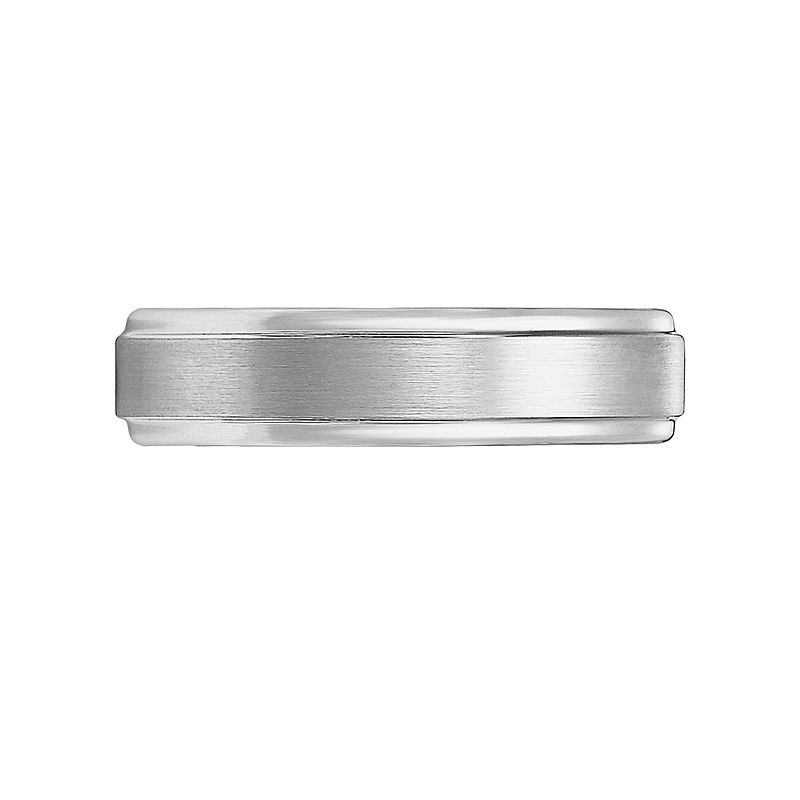 AXL Tungsten Carbide Mens Wedding Band, Size: 8.50, Grey