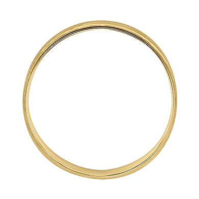 AXL 10k Gold Two Tone Men's Wedding Band