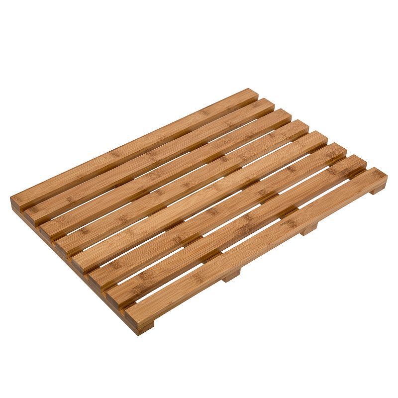 Honey-Can-Do Bamboo Bath Mat, Brown