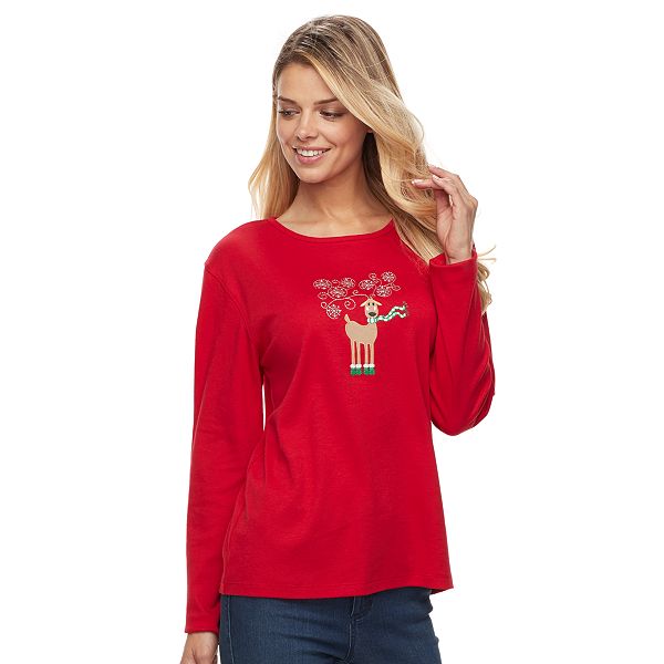 Women's Holiday Long-Sleeve Tee