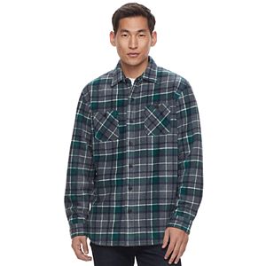Men's Anchorage Expedition Classic-Fit Plaid Fleece Shirt Jacket