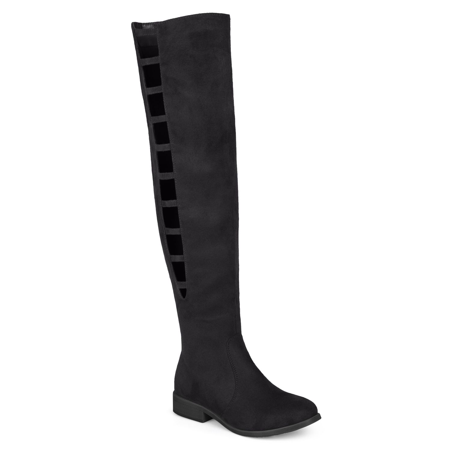 journee collection spritz wide calf over the knee boot