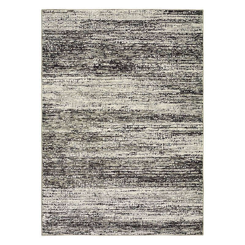 StyleHaven Asante Striped Rug, Grey, 3X5 Ft