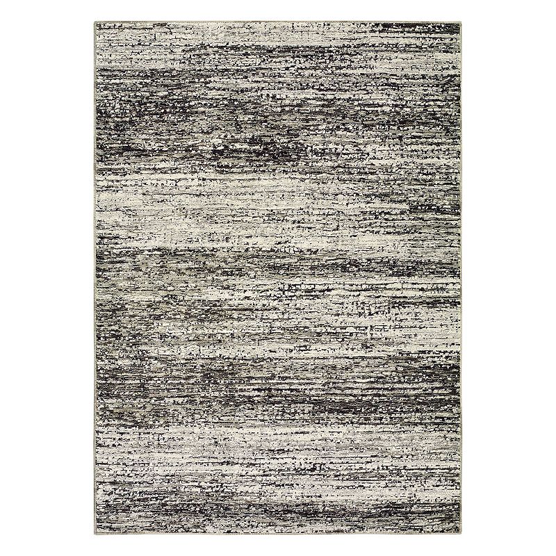 StyleHaven Asante Striped Rug, Grey, 2X3 Ft