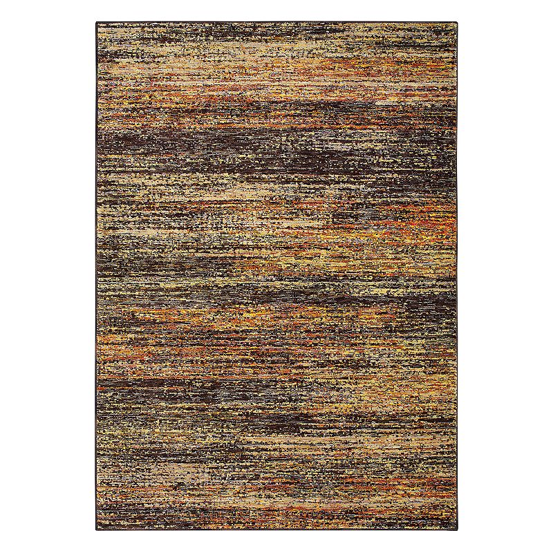 StyleHaven Asante Striped Rug, Gold, 3X5 Ft
