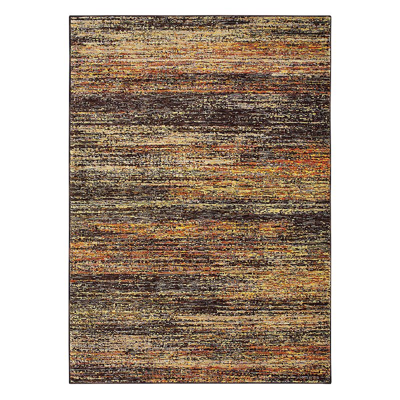 StyleHaven Asante Striped Rug, Gold, 3X5 Ft