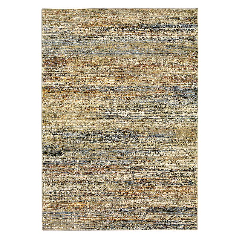 StyleHaven Asante Striped Rug, Gold, 3X5 Ft