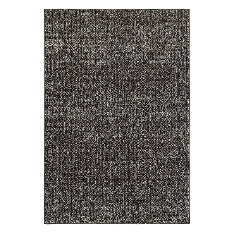 StyleHaven Asante Geometric Rug, Black, 3X5 Ft