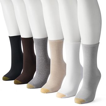 Women's GOLDTOE ® 6-pack Ultra Soft Crew Socks