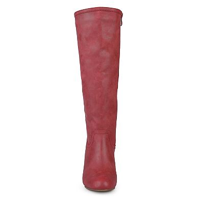 Journee Langly Women's Wedge Knee High Boots