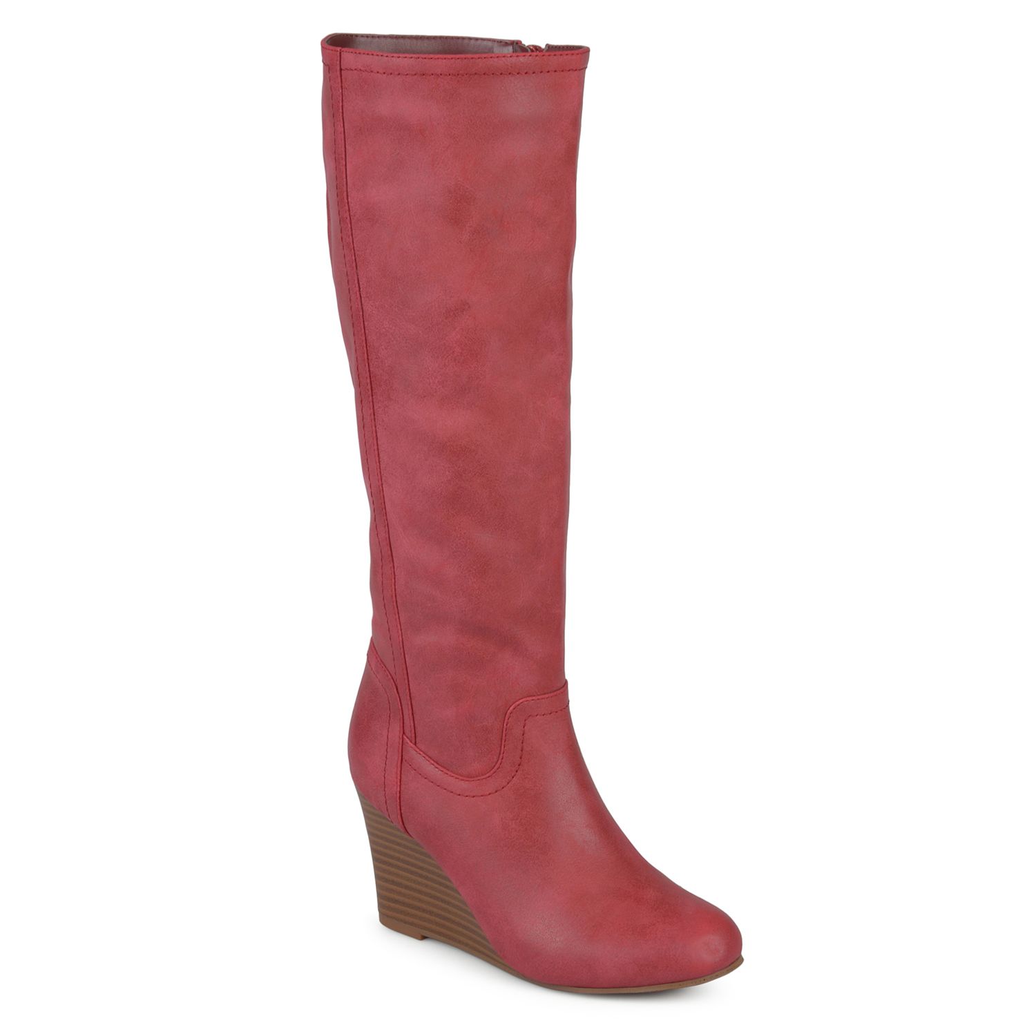 journee wedge boots