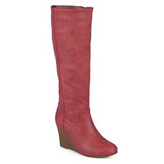 Womens Red Journee Collection Knee High Boots Shoes Kohl s