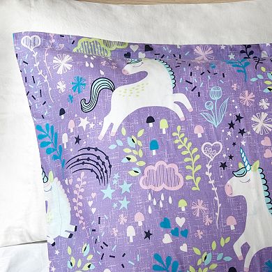 Intelligent Design Ella Unicorn Comforter Set