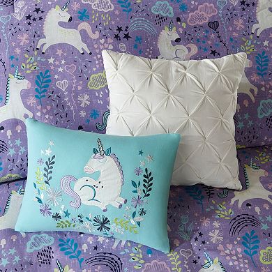 Intelligent Design Ella Unicorn Comforter Set