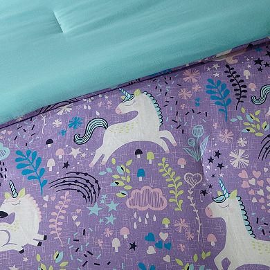 Intelligent Design Ella Unicorn Comforter Set