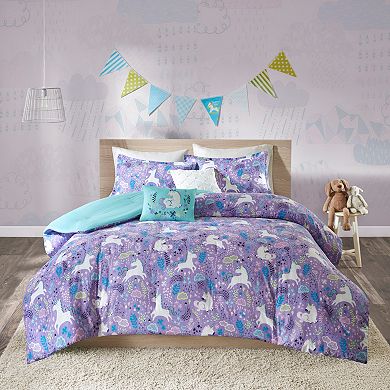 Intelligent Design Ella Unicorn Comforter Set