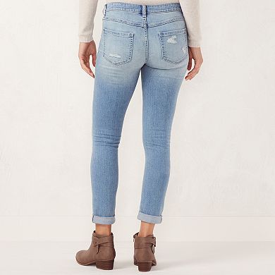 Women's LC Lauren Conrad Love, Lauren Cuffed Ankle Skinny Jeans