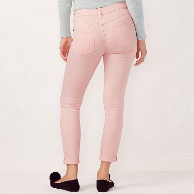 Lauren conrad cuffed skinny ankle jeans hotsell