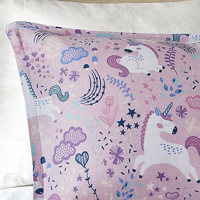 Intelligent Design Ella Unicorn Duvet Cover Set