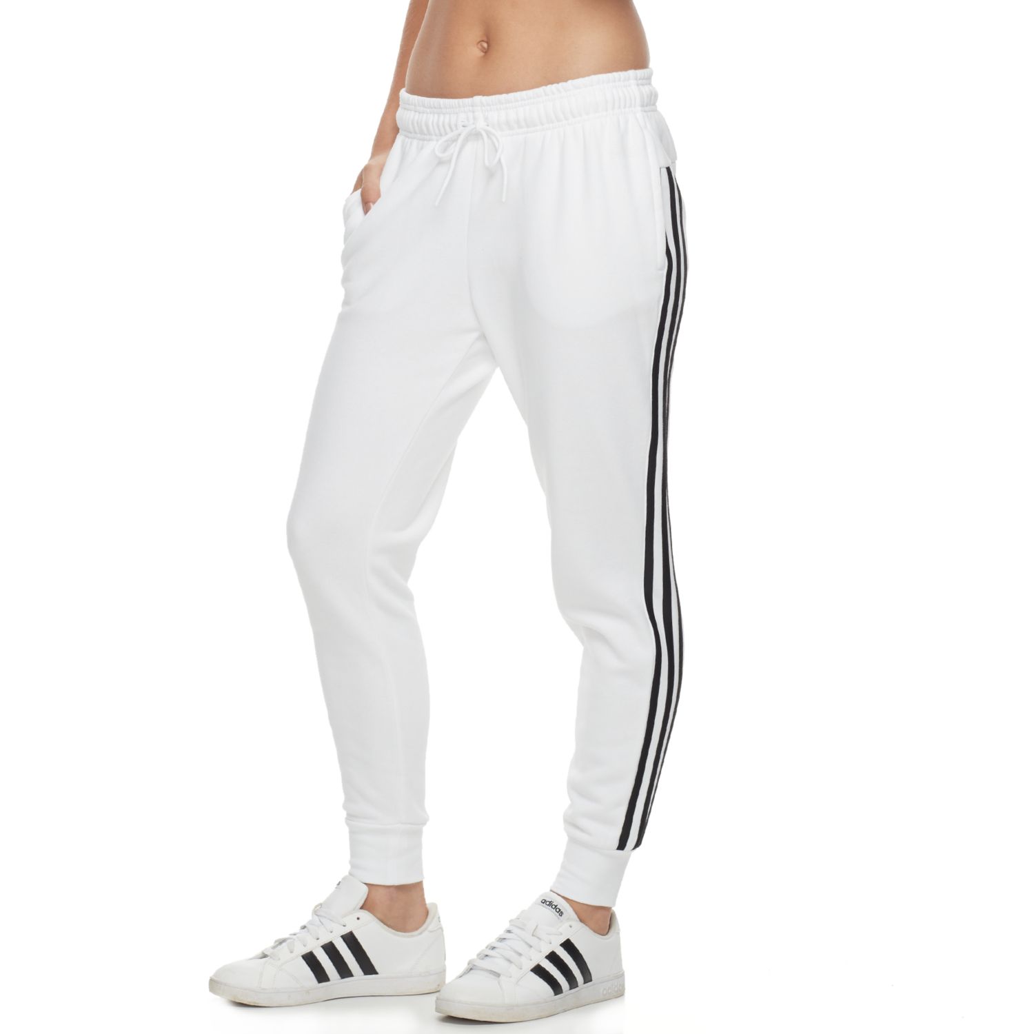 adidas fleece track pants womens