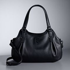 LC Lauren Conrad Women's Gift - Black Dome Wristlet: Handbags