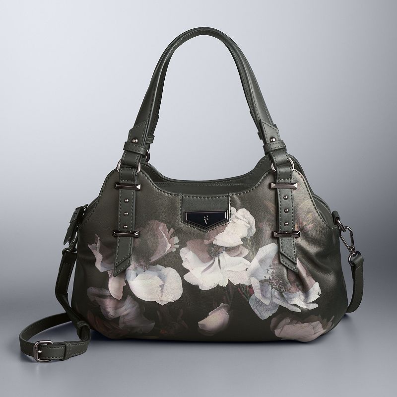 Simply Vera Vera Wang Buena Satchel, Black