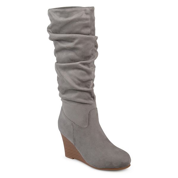 Journee Haze Women's Tall Boots - Gray (12 WC)