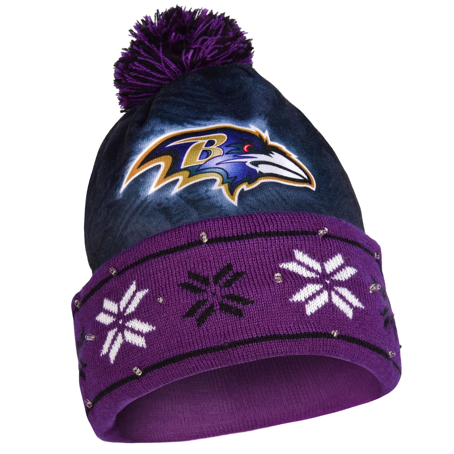 ravens light up hat