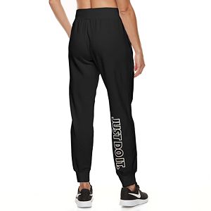 Women's Nike Cuffed Metallic Fleece Pants