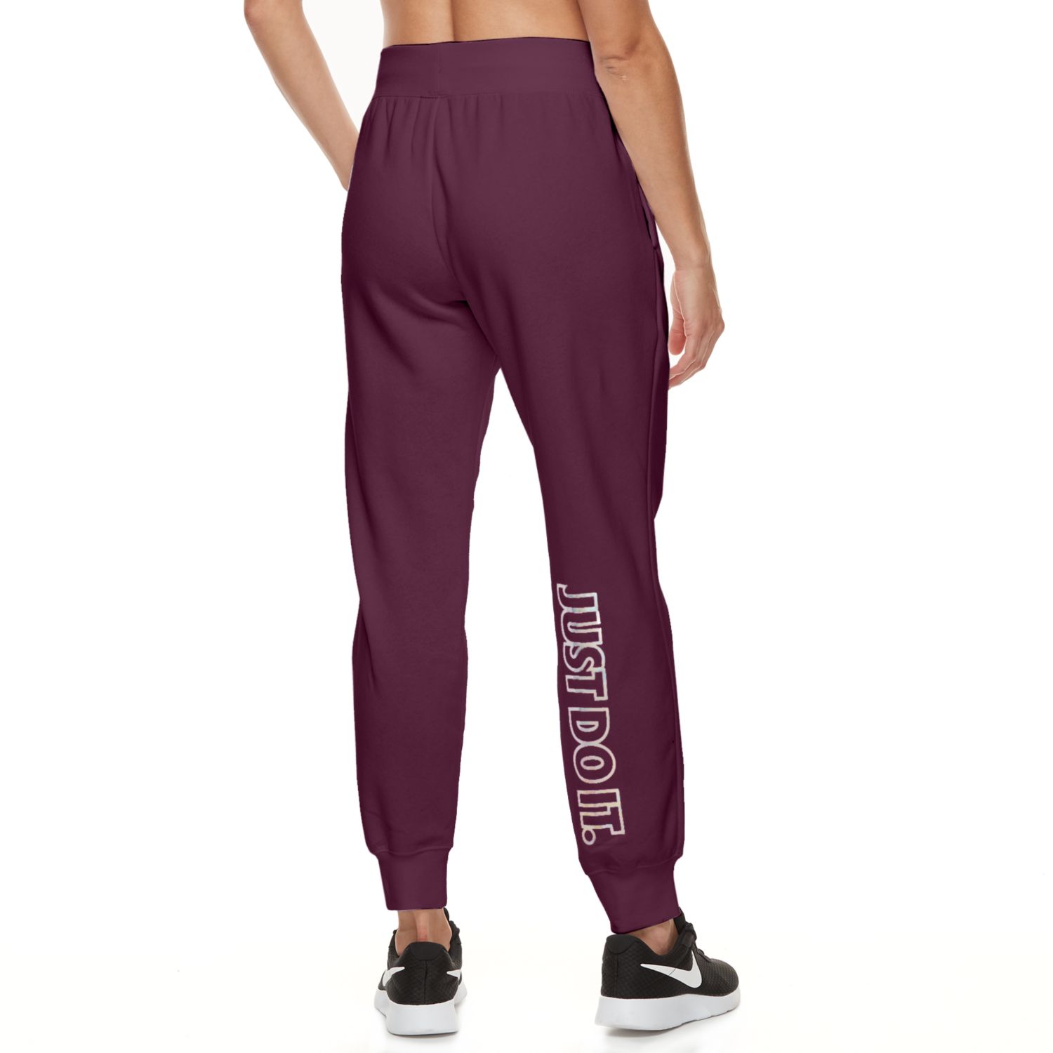 nike metallic fleece pants