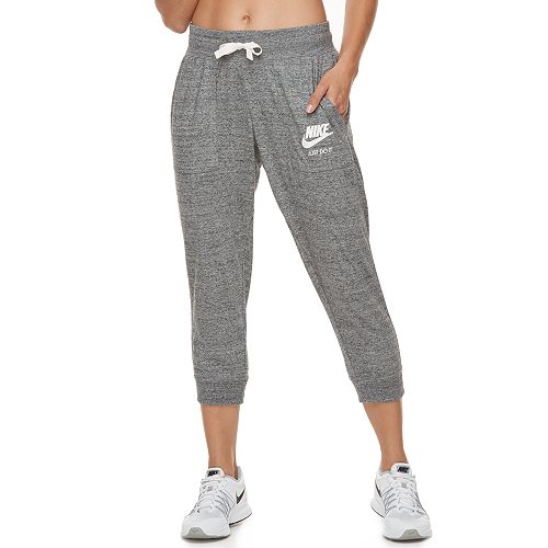 nike sweat capris