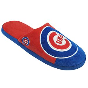 Men's Forever Collectibles Chicago Cubs Colorblock Slippers