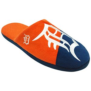 Men's Forever Collectibles Detroit Tigers Colorblock Slippers