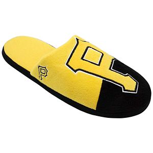 Men's Forever Collectibles Pittsburgh Pirates Colorblock Slippers